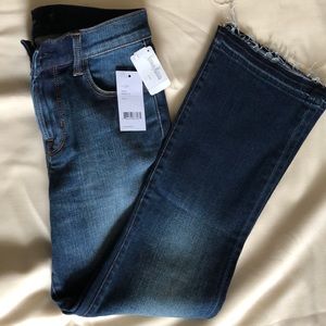 Jbrand Selena bootcut mid-rise crop jeans